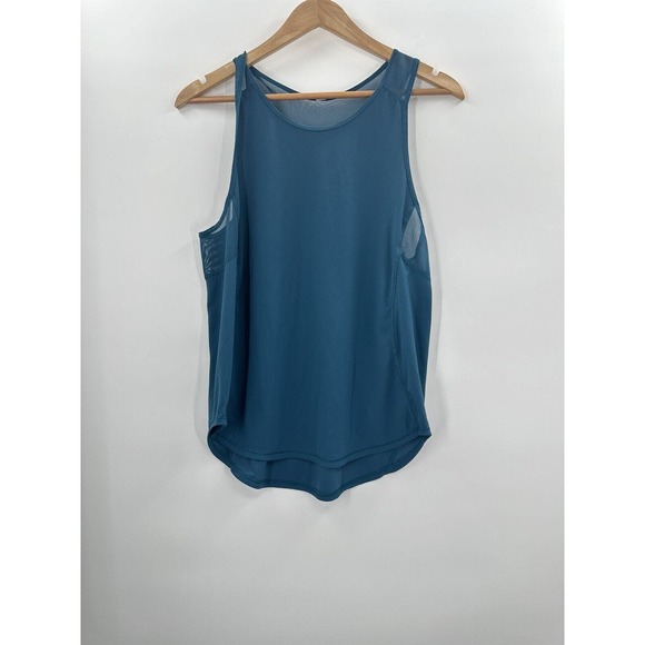 Lululemon Tops - Lululemon Sculpt Tank II in Carbon Blue Sleeveless Top Mesh Medium No Tag